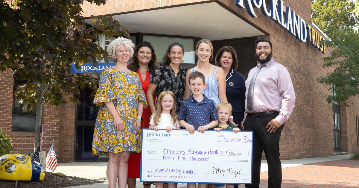Check presentation for Children's Museum of Franklin.