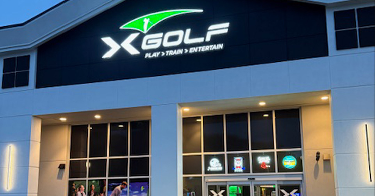 Golf Entertainment LLC has expanded its X-Golf business with a second location at 1350 Bald Hill Road within the Warwick Center Plaza.