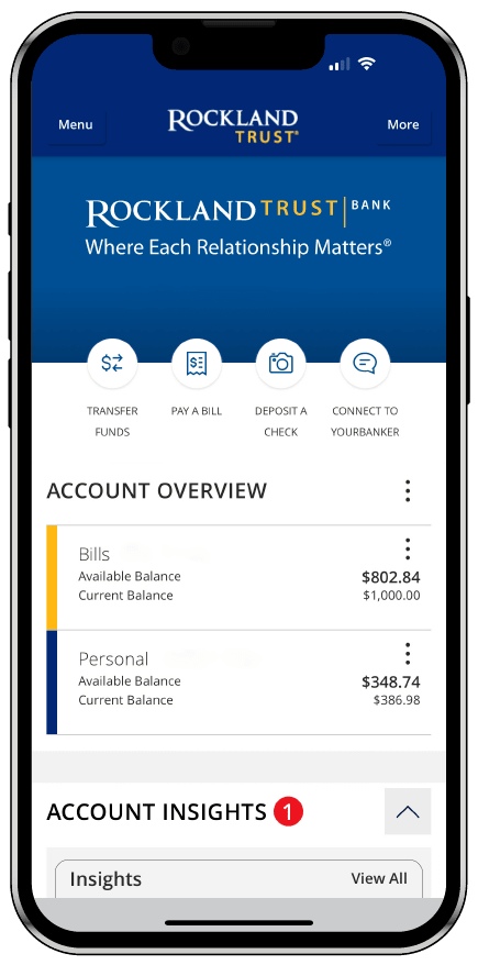 Access us wherever you go with our mobile app.